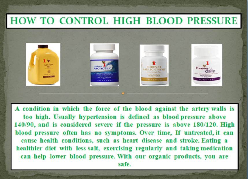HIGH BLOOD PRESSURE PACKAGE
